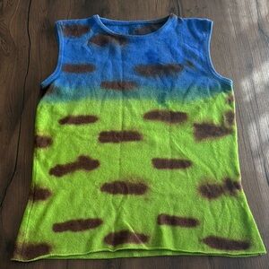 Lucien Pellat-Finet Cashmere Tank Tie Dyed